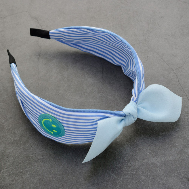 포인트스마일스트라이프반다나머리띠