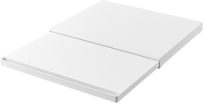 슬라이딩선반 하부장정리 인출형 싱크선반 레일형 수납, 화이트(06787A), 1개