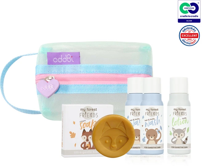 오드비 x 마이 포레스트 프렌즈 오가닉 트래블키트 민트 Mint, 1개 - 쿠팡