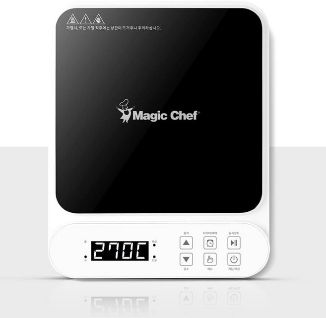 매직쉐프 1구 인덕션 휴대용 미니 1인 전기레인지 MIR-S100W, 프리스탠딩, MIR-K1000W
