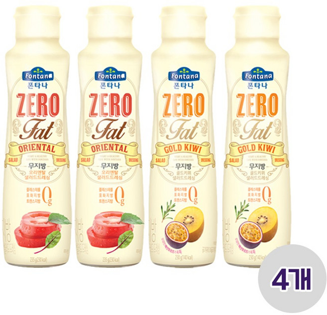 폰타나 무지방 드레싱 소스 (오리엔탈2 골드키위2), 230g
