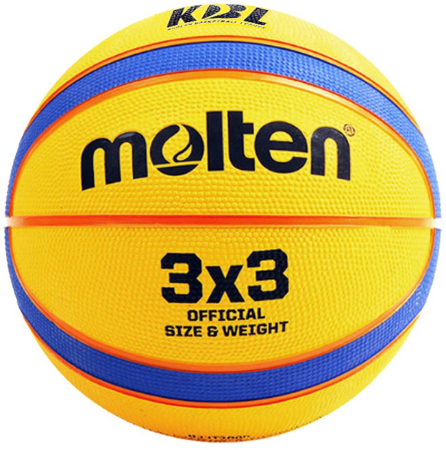몰텐 3대3 3x3 농구공 6호 KBL 프로농구 로고 공인구 B33T2000 학교 체육, 1개, B33T2000-KBL