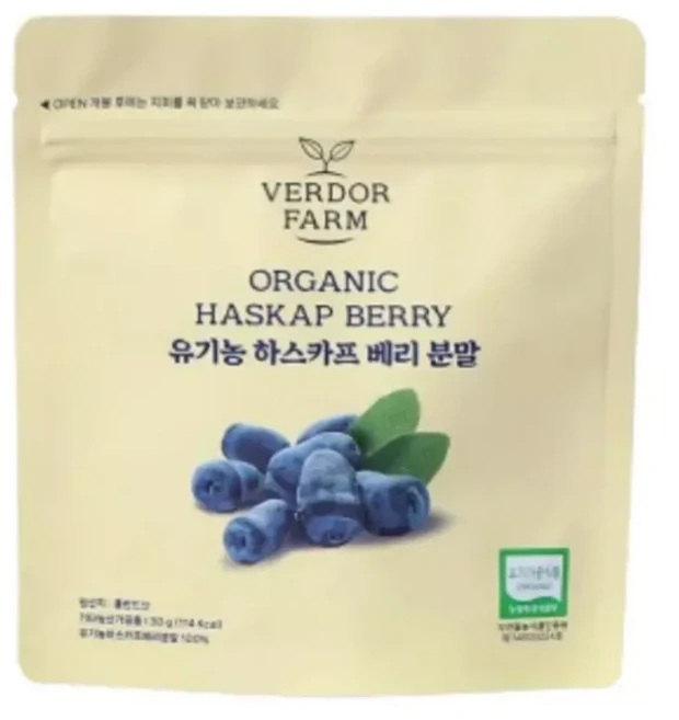 베르도르팜 쟁여두는 하스카프 베리 1팩 30g, 1개