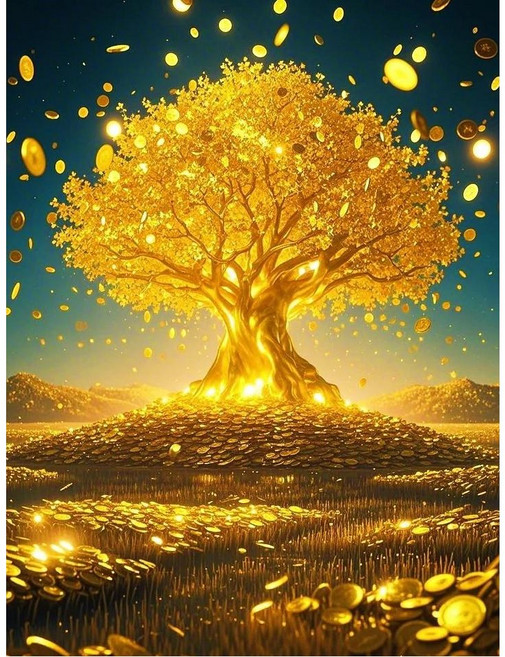 돈나무 우드 조각퍼즐 부귀재물 금전수 금화 황금나무 돈들어오는 풍수지리 직소퍼즐 300 700 500 1000 1500피스, 1개, 퍼즐선택1번 돈나무 금전수, 700피스
