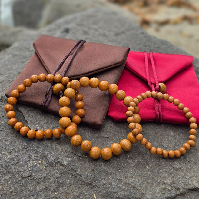 행운의 복숭아 나무 소원 팔찌 액막이 커플 팔찌 건강 기원