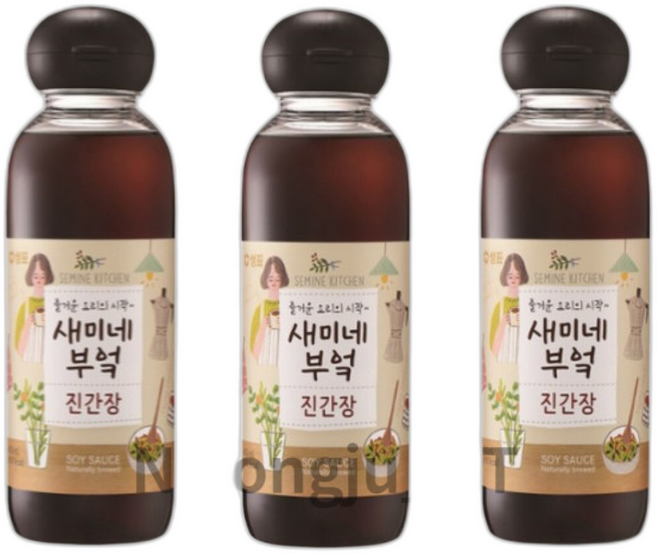 샘표 자연숙성 저염식 새미네부엌 진간장, 450ml