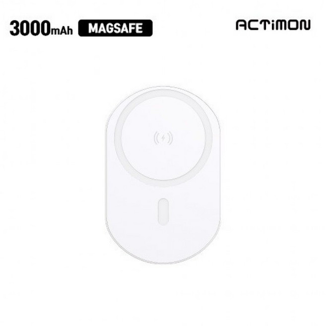 [프리미엄][후니케이스] 엑티몬 맥세이프 보조배터리 3000mAh M-MAGSAFE-3000, 라벤더, 라벤더