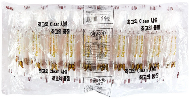대성 고급 위생수저 100입, 1개