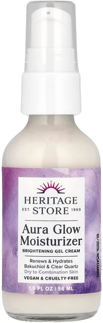 헤리티지 스토어 아우라 글로우 모이스처라이저 브라이트닝 젤 크림 56ml (1.9 fl oz) HRP-11084 - 쿠팡