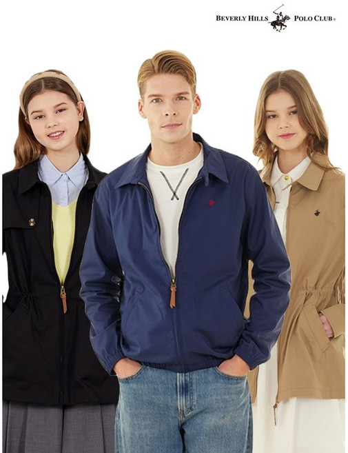 비버리힐스폴로클럽 남여 클래식 코튼 자켓