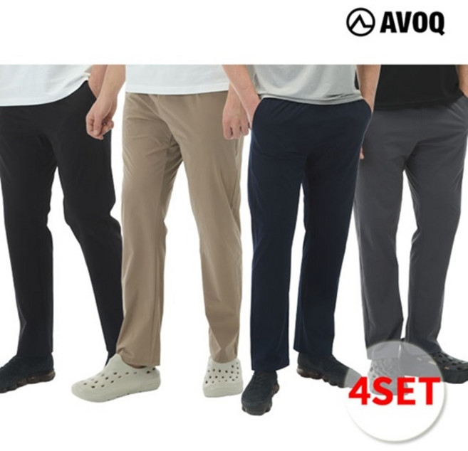 [AVOQ] 아보크 26SS 남성 컴포트 나일론 팬츠 4종