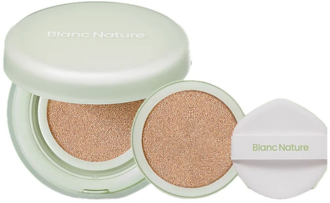 [피지제로 ] 블랑네이처 에어핏 쿠션 (본품+리필), 1개, 23P 베이지