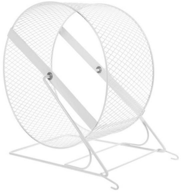 햄스터 휠 운동 사일런트 러닝 소형 저빌 친칠라 대형 쥐 롤러 고슴도치 금속 애완 동물 케이지 드워프 휠 놀이용, 21X15X23CM, 1개