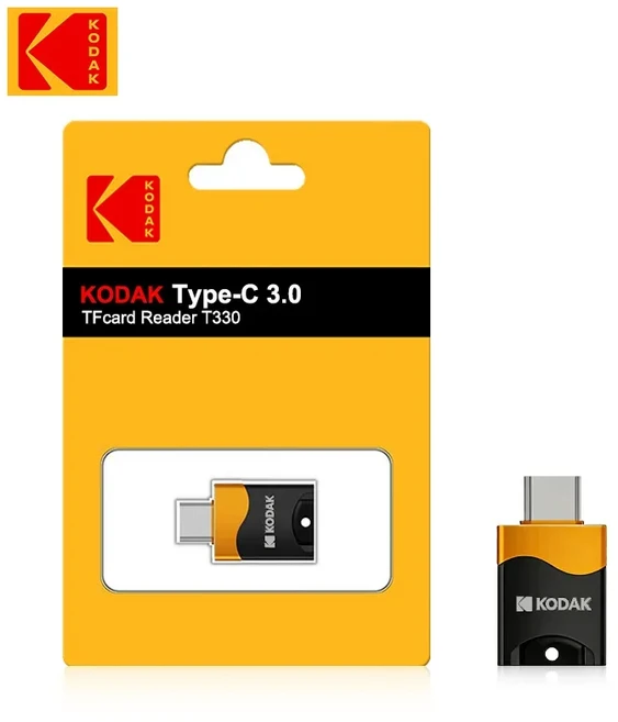 코닥 마이크로 SD 메모리 카드 64GB 고속 10 TF 128GB 휴대폰 태블릿 PC용, 01 Card Reader-NO Card