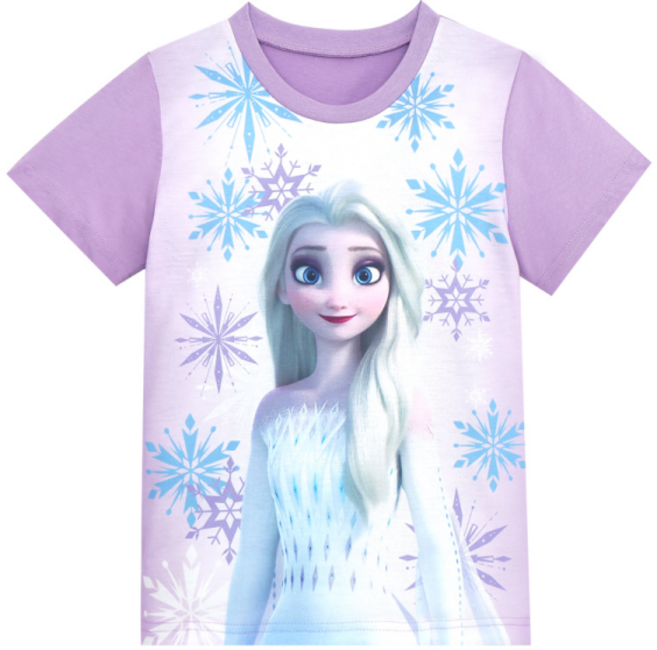 겨울왕국2 여아 에리 반팔 티셔츠 VO