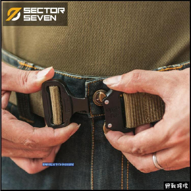 SECTOR SEVEN 壁虎快扣式戰術腰帶 尼龍腰帶