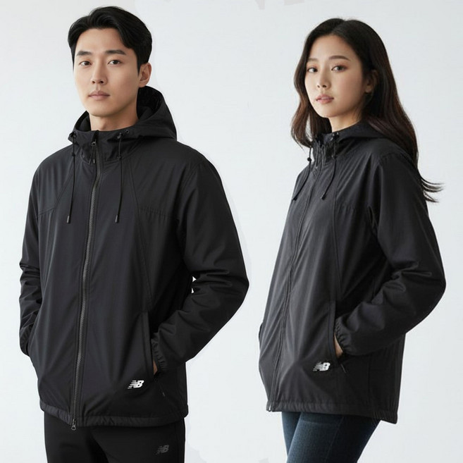 뉴발란스 바람막이 UNI 초경량 웜업 러닝 등산 윈드러너 남녀공용 자켓