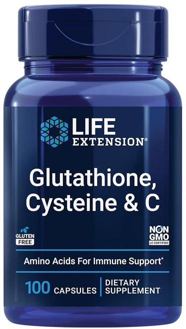 라이프익스텐션 글루타치온 시스테인 C Glutathione 100캡슐, 100정, 100캡슐 1개 - 쿠팡
