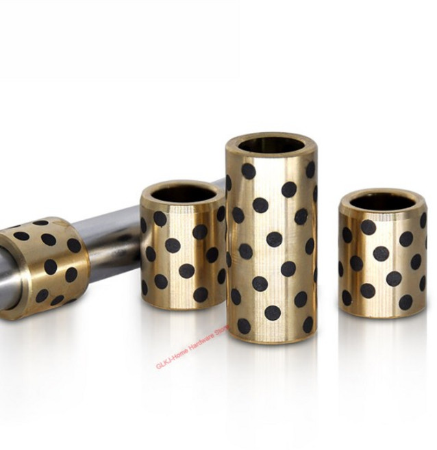 부싱 흑연 구리 슬리브 ID 6/8/10/12/14mm OD1020mm 길이 835mm 황동 베어링 부싱 오일 자기 윤활, 1개