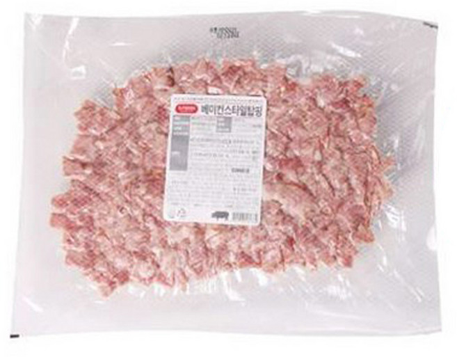 에쓰푸드 베이컨스타일탑핑(20mm) 1kg, 1개