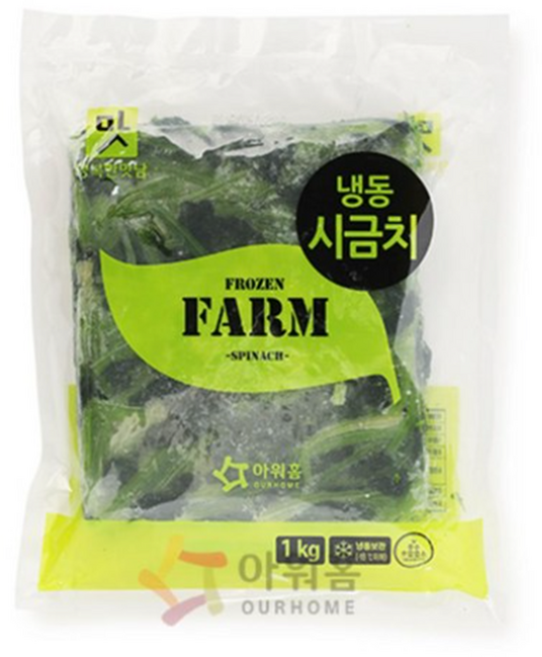 시금치(1kg) 행복한맛남(냉동) 1kg, 1개, 1kg