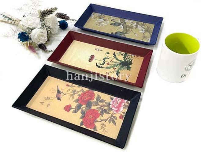 한지이야기 548.다식과반만들기(민화)(1개입)-한지공예kit(부재료포함) 1094986, 남보라