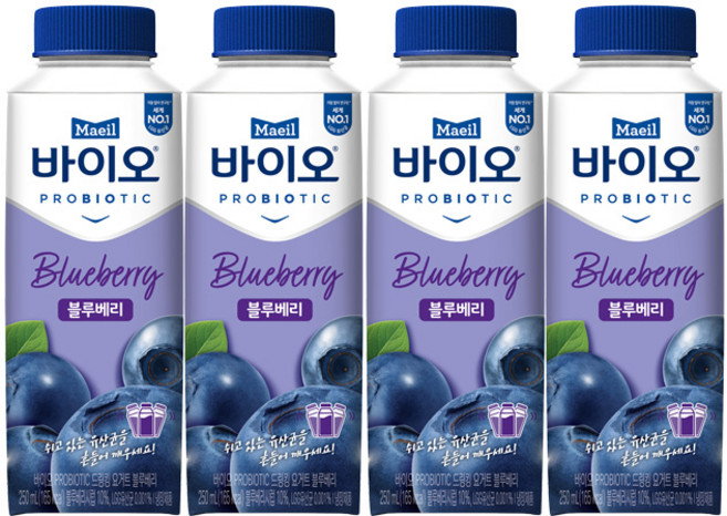 매일 바이오 드링킹 블루베리 250ML(신선아이스포장포함), 250ml, 12개