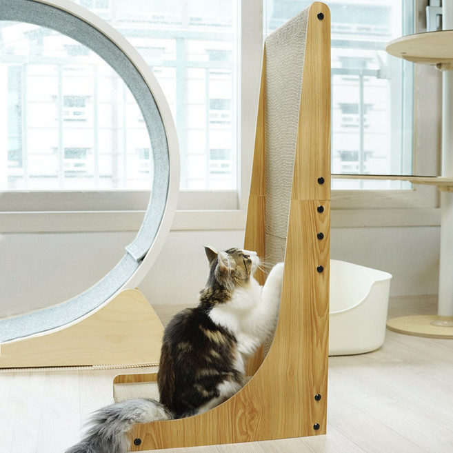 네네린도 우드 수직 월 스크래쳐, 1개