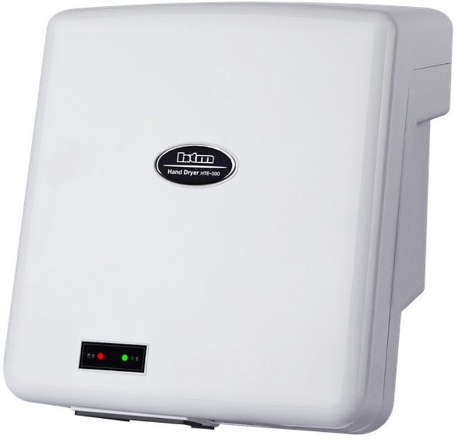 한국타올기 htm 저소음 건조 핸드드라이어 HTE300 손건조기 업소용 벽걸이형 건조기, 단품