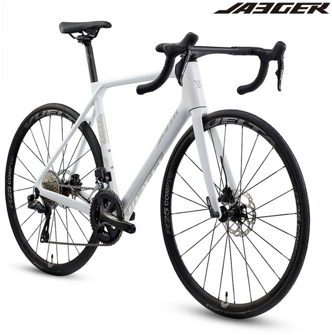 2025 예거 마리온 7X 700C 카본 105 DI2 24단 일체형 핸들바 로드 자전거, M (490), 화이트, 1개