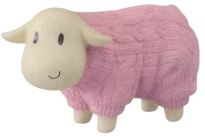 BUSHIROAD 轉蛋 針織羊 公仔 模型 造型 全6款, 1個, B款/粉色