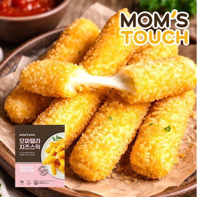 맘스터치 모짜렐라 치즈스틱, 4개, 1kg