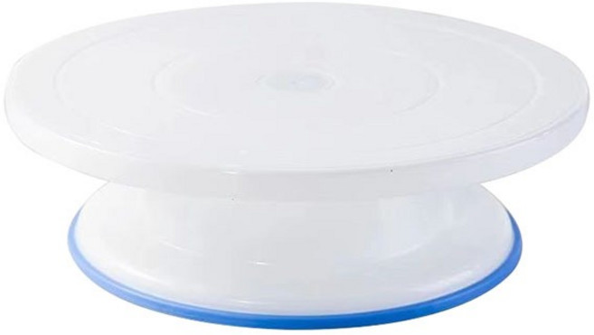 蛋糕轉盤 裱花台 28cm 塑膠蛋糕轉台 旋轉 蛋糕轉檯, 1個, 【止滑款】蛋糕轉盤