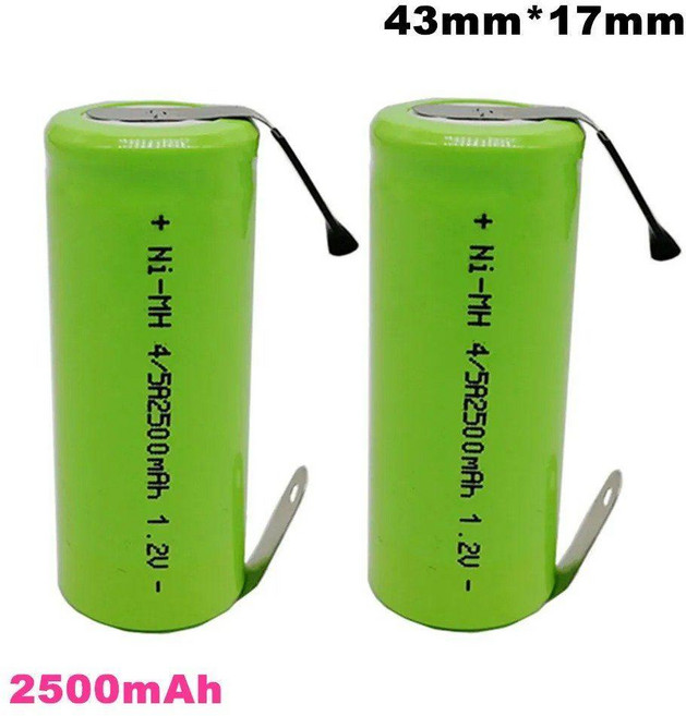 오랄-B 케어 TRIUMPH 3000 4000 5000 7000 8000 8300 8500 8900 9000 9500 9900용 1.2V 2500mAh 배터리 2개/세트
