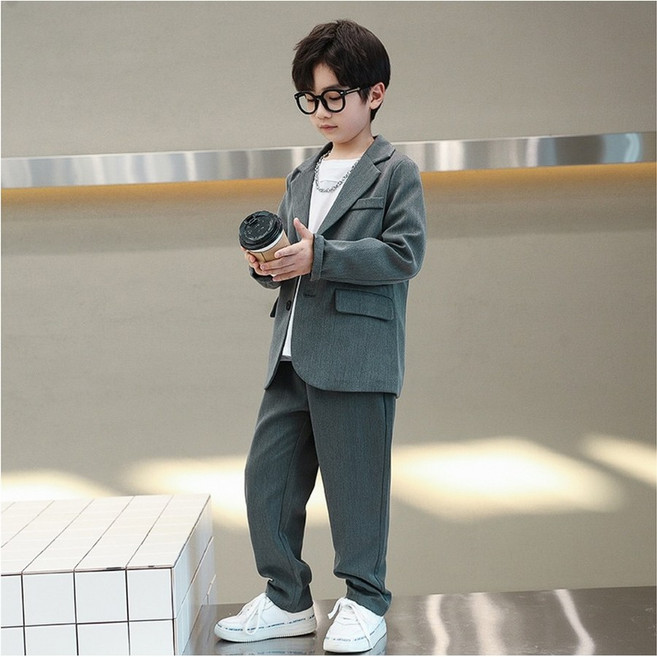 플렌룬 힙한 3색 키즈 정장세트