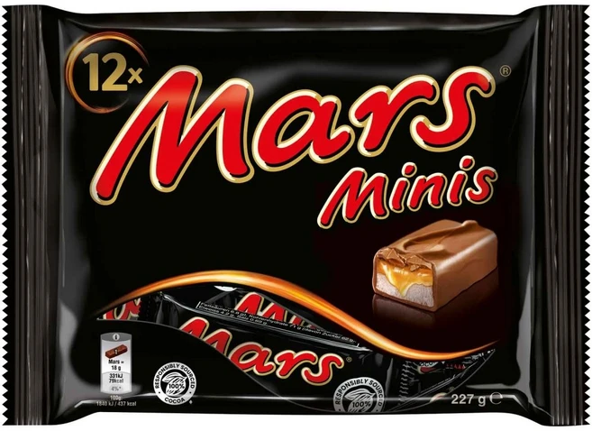 마스 Mars 미니 초콜릿 바 12개입, 1개 - 쿠팡