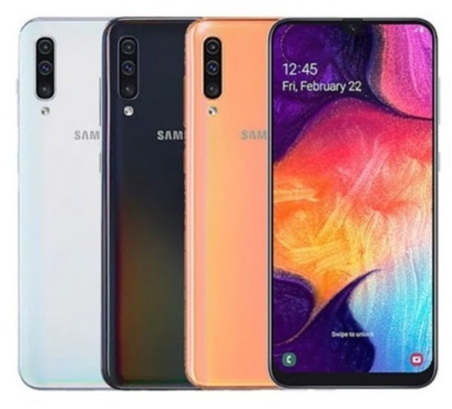 삼성 갤럭시A50 중고폰 공기계 자급제 유심옮기면개통, 색상무관 상태우선, B급 강한잔상