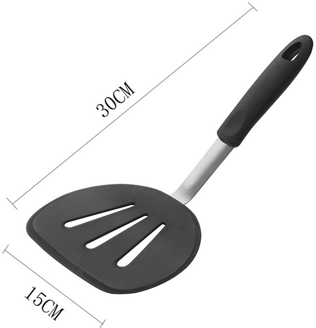 옥소 굿그립 실리콘 팬케이크 스텐 뒤집개, 1개