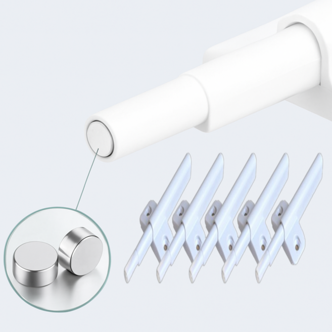 무루어 날개형 원터치 빠찌링, 5개, 화이트