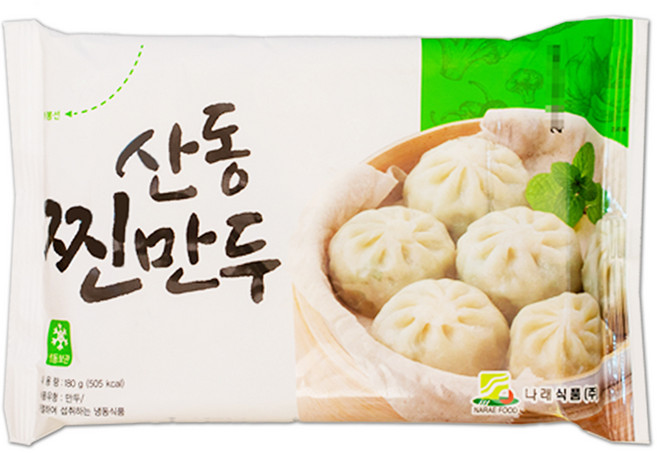 나래식품 산동 찐만두, 180g, 30개