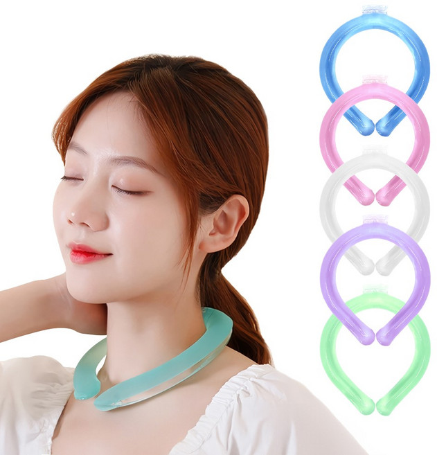 더나은 여름 아이스 넥쿨러 2P, 민트+퍼플
