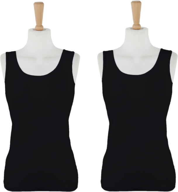 국산 인견 나시 런닝 2개 세트 여성 민소매 스판 메리야스