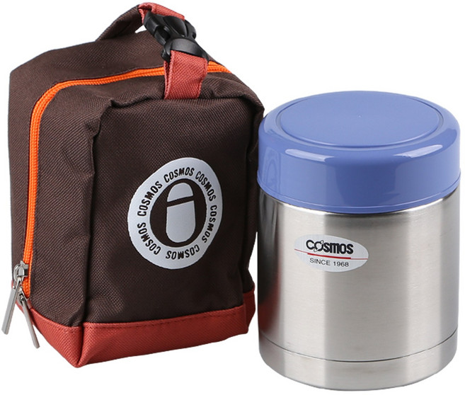 코스모스 센스3호 보온도시락(죽통) 0.7L(WJ-903) 죽통 보온밥통 보온도시락, 보온도시락, 1개