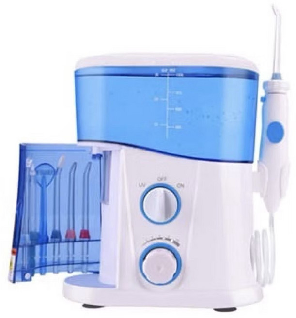 UV殺菌沖牙機 7支噴頭 10段水壓調節, 白, FC-188UV