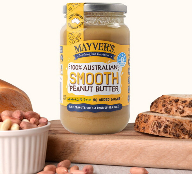 메이버스 스무스 피넛버터 구운땅콩99.3, 1개, 375g