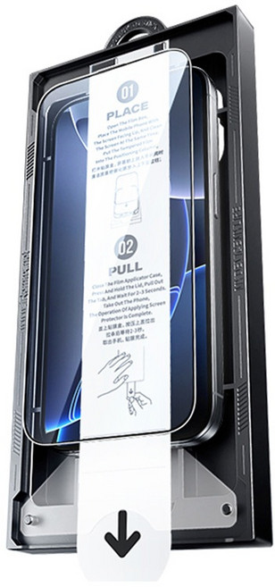 REMAX 抗藍光螢幕保護貼 適用iPhone 17 16 15系列 Pro Max 鋼化玻璃膜 秒貼無塵艙 自動除塵排氣 9H硬度 防刮抗指紋 正版台灣公司貨, 1個, iPh15／16