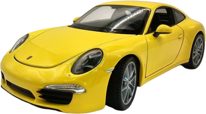 웰리 포르쉐 카레라 911 다이캐스트 1:24, 옐로우, 1개