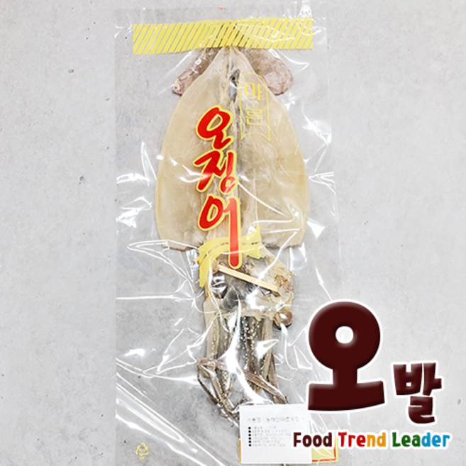 [오발] 국내산 마른오징어 한 마리 ( 대 중 소 ), 1개, 대 (약 95g)