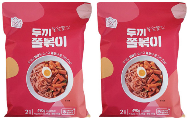 두끼 쫄볶이, 2개, 490g