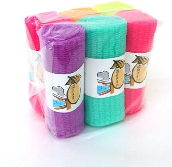 파미레 일제 온천타올 6P 샤워타올 고급스런 까슬하고 시원한 타월